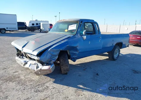 1991 Dodge D-Series D150 z USA, uszkodzony, nr VIN 1B7GE16Y1MS217408